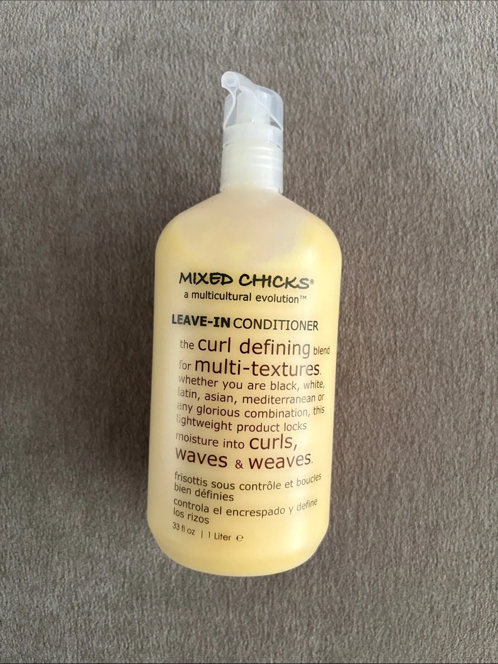 Mixed Chicks Leave-In Conditioner For Curl Definition And Frizz Control - Liter